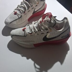 Nike Men's Athletic Shoes - White and Red